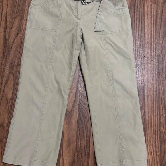 Isaac Mizrahi * Tan Cargo / Khaki Color Woman Pants * Size 6/30 - Picture 2 of 7
